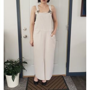 Khaki Overall Dress‎